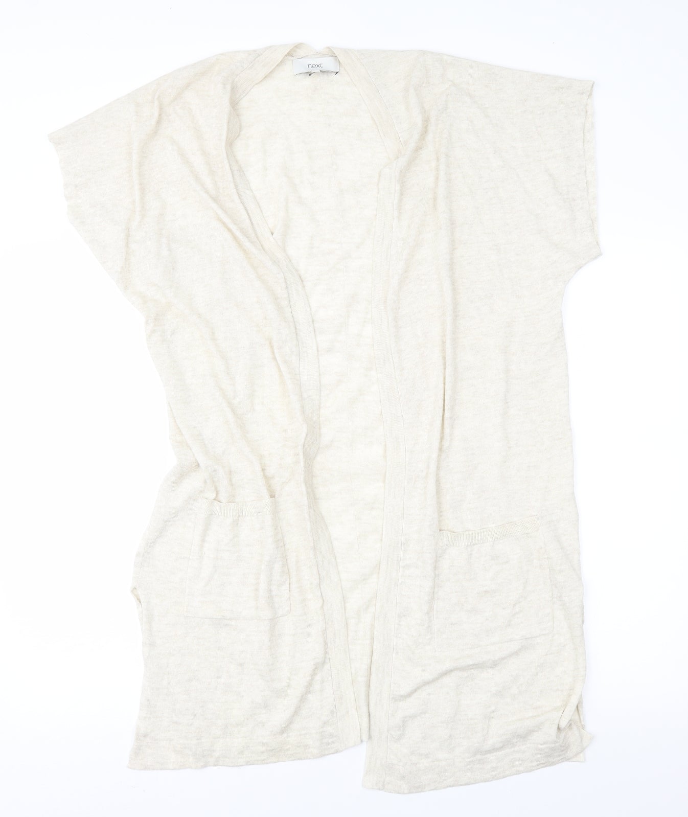 NEXT Womens Beige   Cardigan Jumper Size 10
