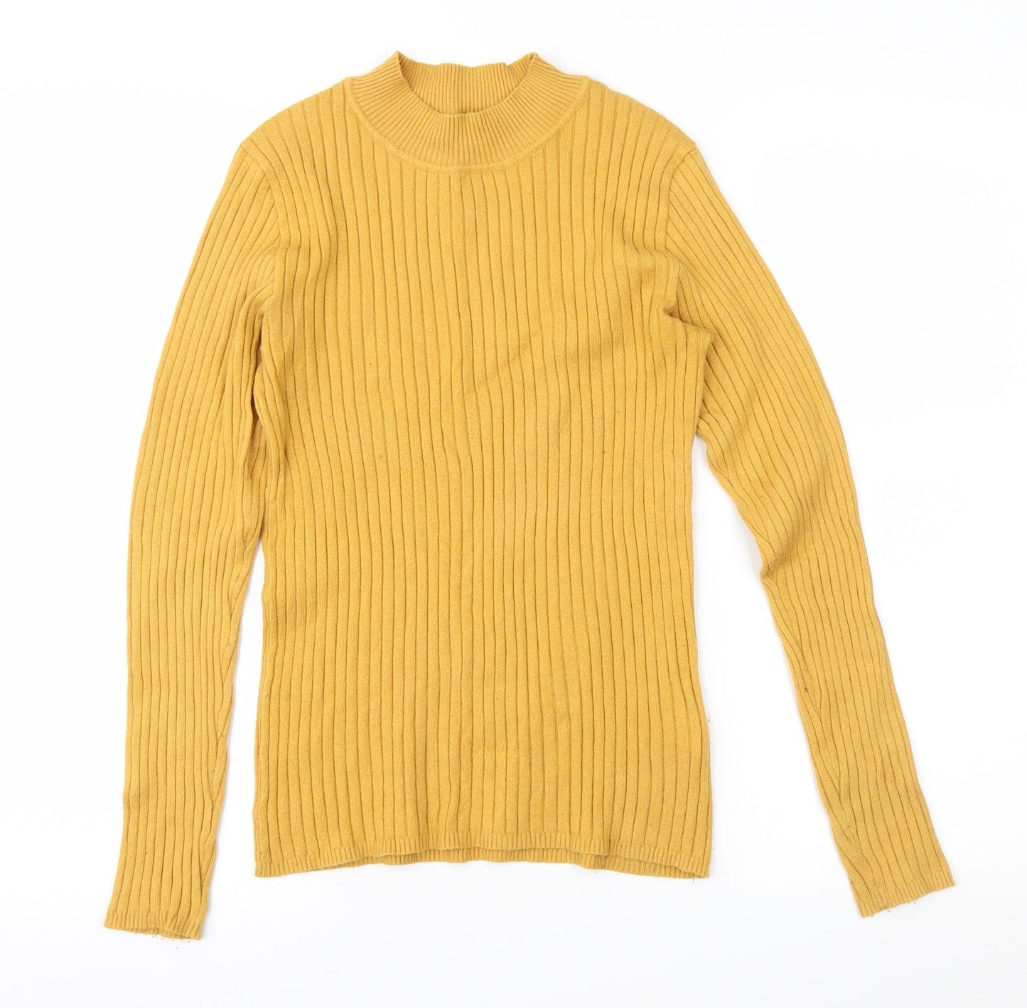 Primark Womens Yellow   Pullover Jumper Size L