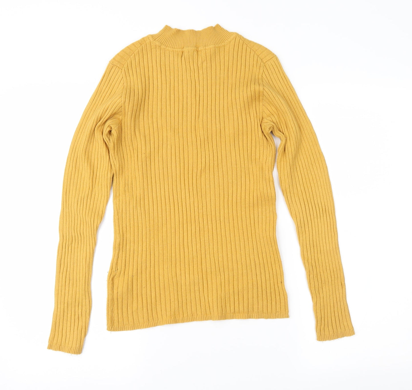 Primark Womens Yellow   Pullover Jumper Size L