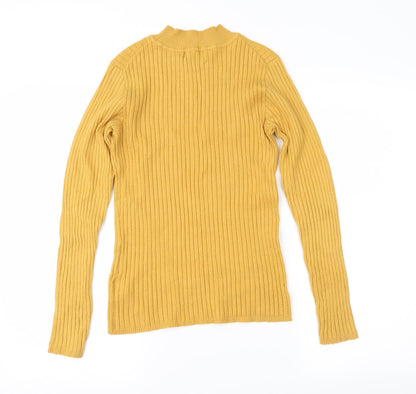 Primark Womens Yellow   Pullover Jumper Size L