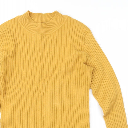 Primark Womens Yellow   Pullover Jumper Size L