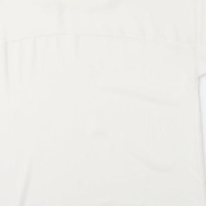 FOREVER 21 Womens White   Basic Blouse Size S