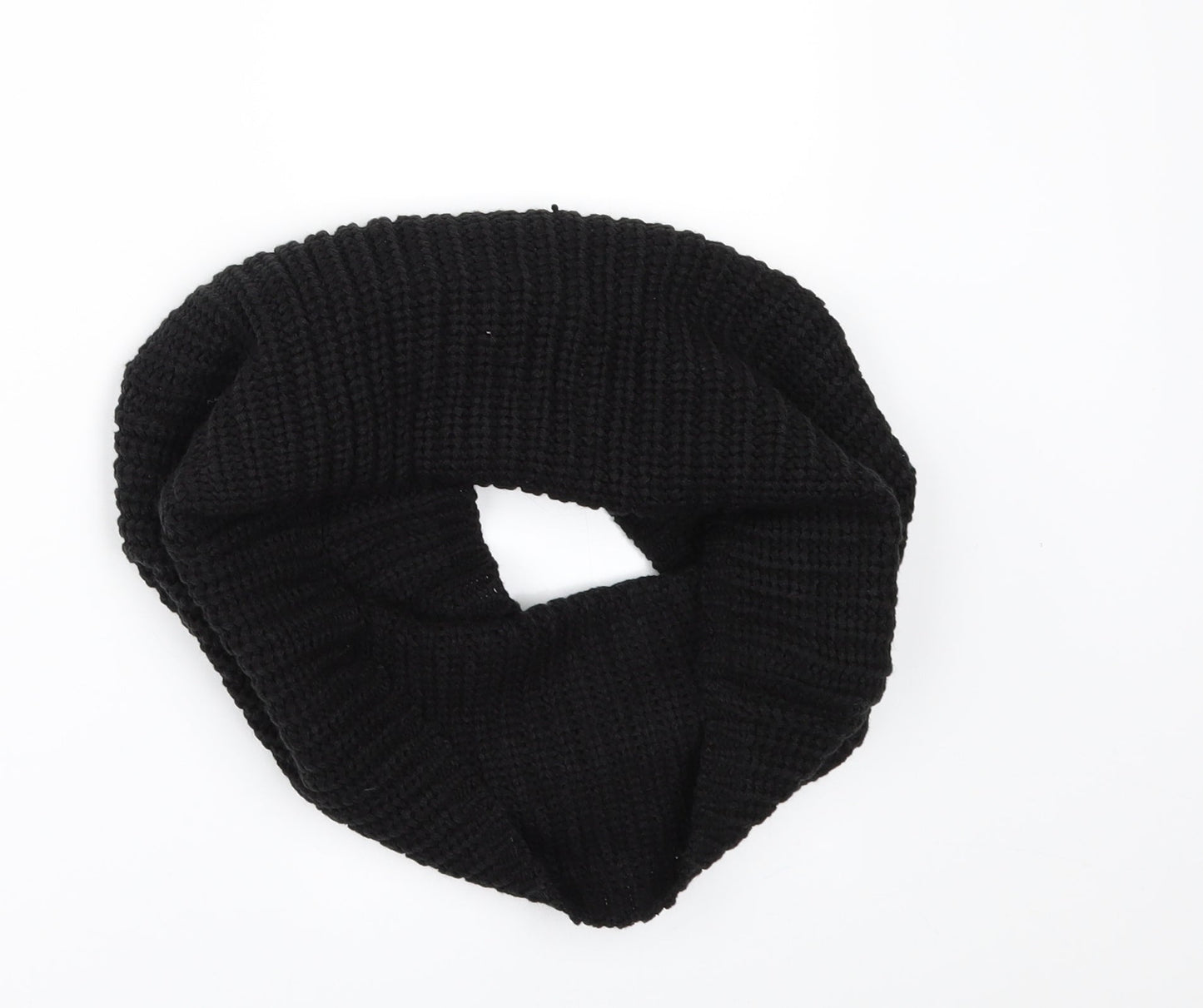Preworn Unisex Black    Scarf   - cowl