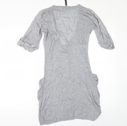 BAY Womens Grey   Cardigan Jumper Size 6
