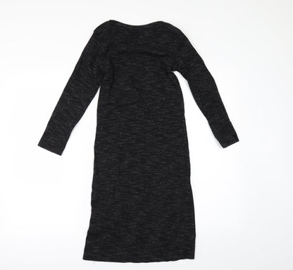 H&M Womens Black   T-Shirt Dress  Size S