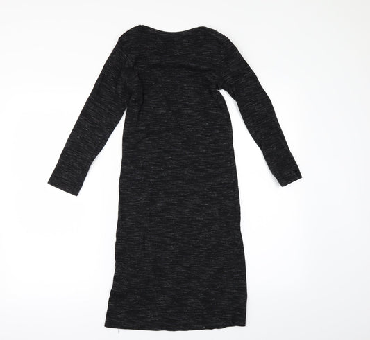 H&M Womens Black   T-Shirt Dress  Size S