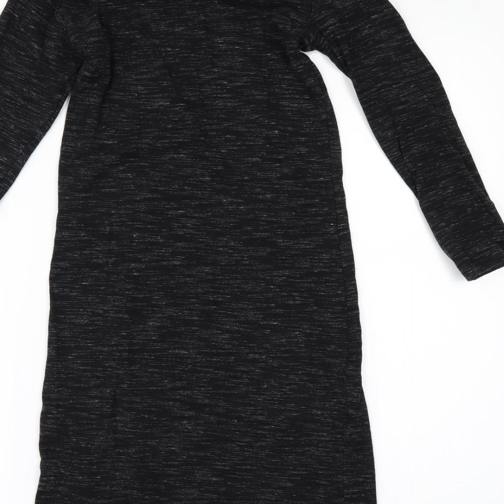 H&M Womens Black   T-Shirt Dress  Size S