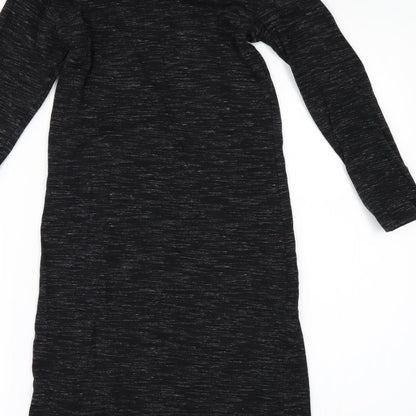 H&M Womens Black   T-Shirt Dress  Size S