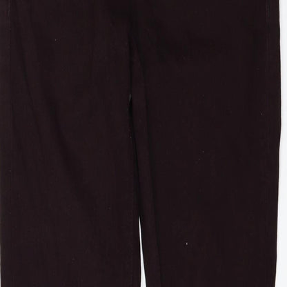 Topshop Womens Red  Denim Skinny Jeans Size 28 in L32 in