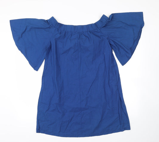 H&M Womens Blue   Jacket Dress  Size 10