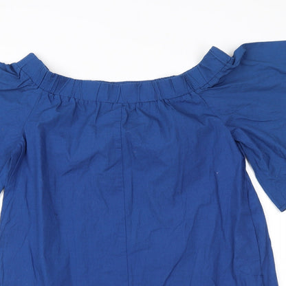 H&M Womens Blue   Jacket Dress  Size 10