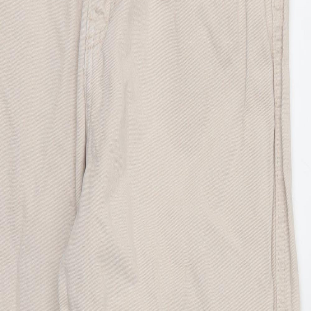 Womens UK Size 6 H&M Regular Fit Skinny Ivory Jeans