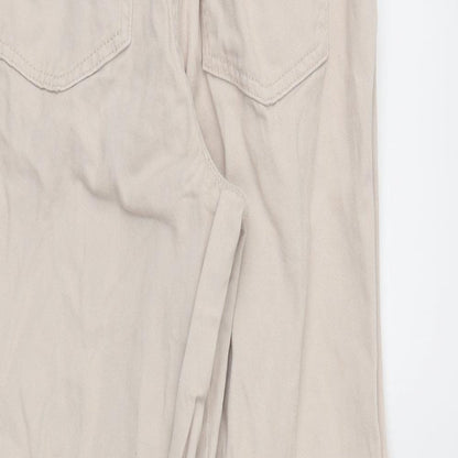 Womens UK Size 6 H&M Regular Fit Skinny Ivory Jeans