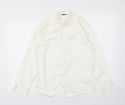 Next  Boys Ivory Houndstooth  Basic T-Shirt Size 13 Years