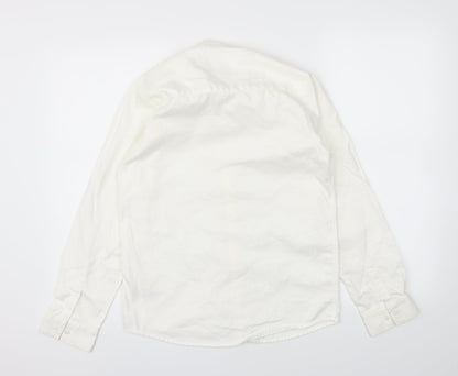 Next  Boys Ivory Houndstooth  Basic T-Shirt Size 13 Years