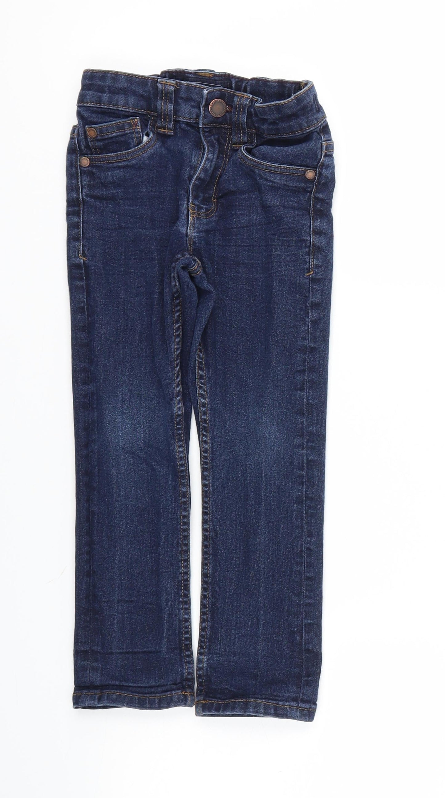 Next  Girls Blue   Straight Jeans Size 3 Years