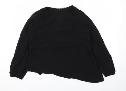 Boohoo Womens Black   Basic T-Shirt Size 14