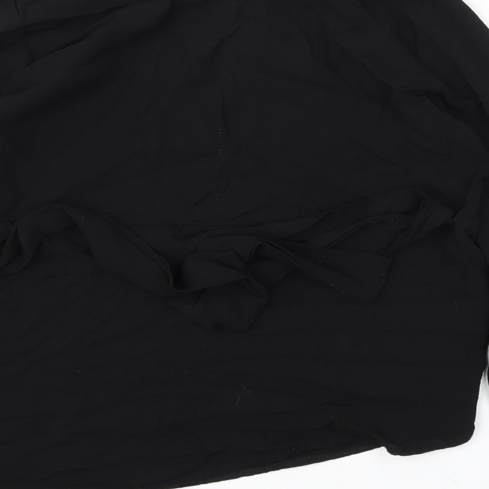 Boohoo Womens Black   Basic T-Shirt Size 14