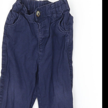 Matalan Boys Blue   Track Pants Trousers Size 12-18 Months