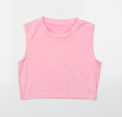 Shein  Womens Pink   Basic T-Shirt Size S