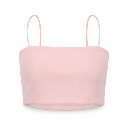 Womens UK Size 8 Boohoo Pink Cropped T-Shirt