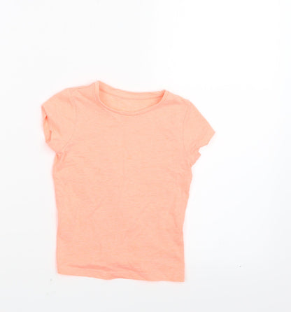 Mothercare Boys Orange   Basic T-Shirt Size 2-3 Years  - Neon