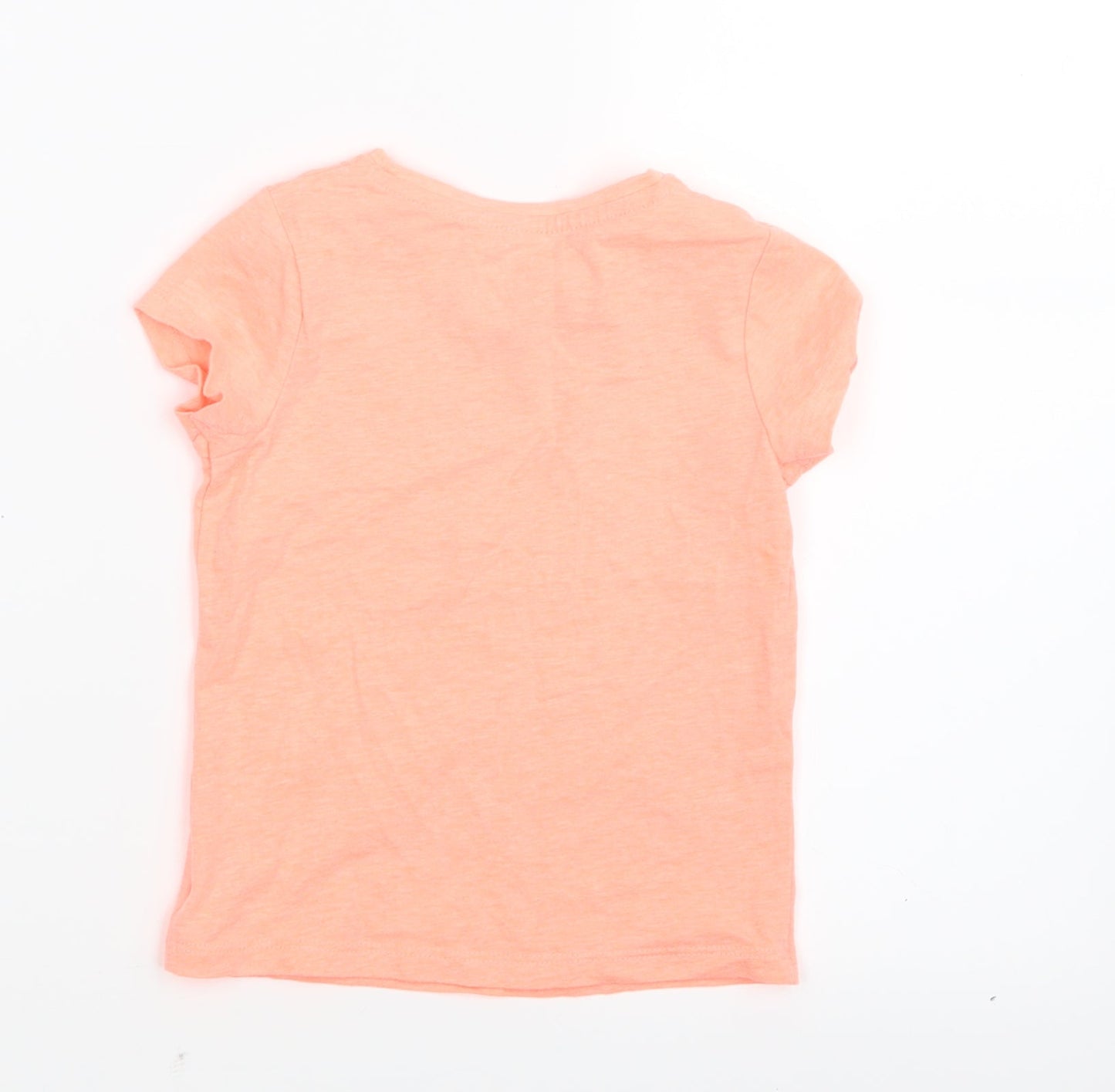 Mothercare Boys Orange   Basic T-Shirt Size 2-3 Years  - Neon