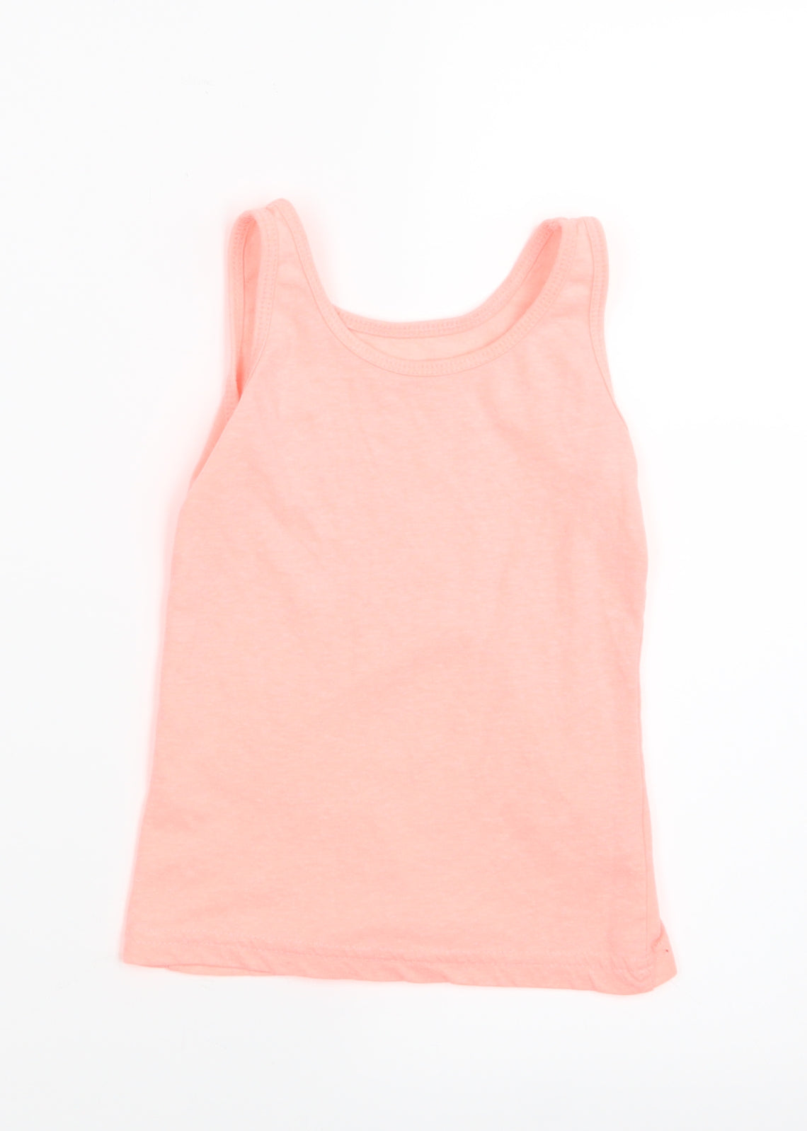 Primark Girls Orange   Basic Tank Size 5-6 Years