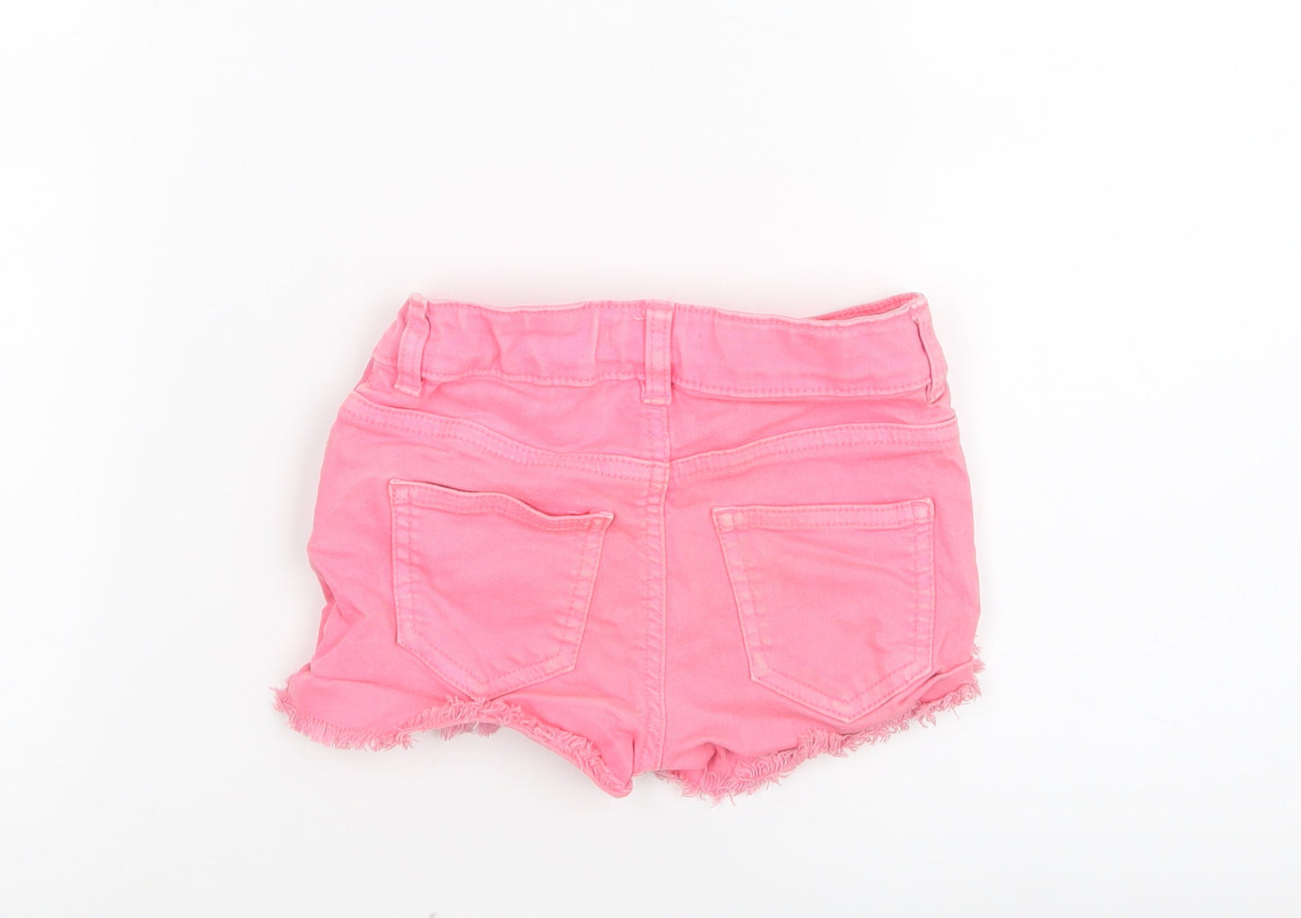 Blue Zoo Girls Pink  Denim Boyfriend Shorts Size 5 Years