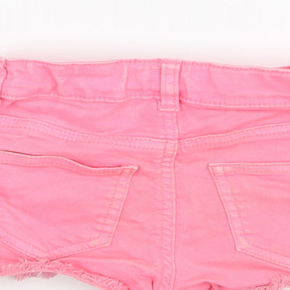 Blue Zoo Girls Pink  Denim Boyfriend Shorts Size 5 Years