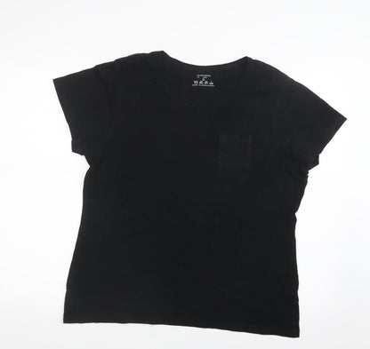 Primark Womens Black   Basic T-Shirt Size 14