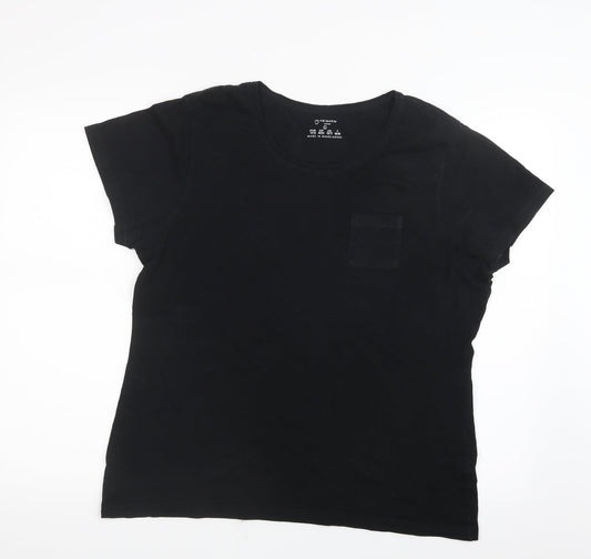 Primark Womens Black   Basic T-Shirt Size 14