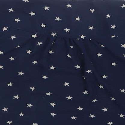 NEXT Girls Blue Geometric Mesh Jacket  Size 7 Years  - Stars