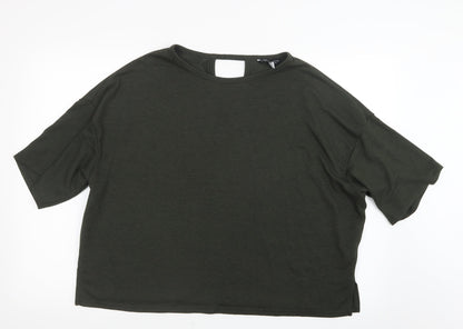 Dorothy Perkins Womens Green  Knit Pullover Jumper Size 16
