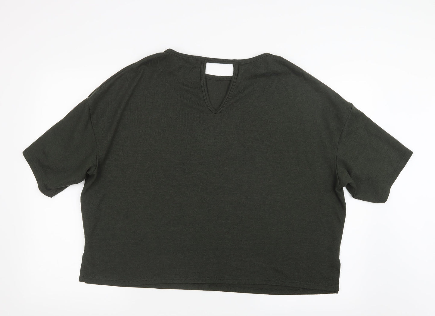 Dorothy Perkins Womens Green  Knit Pullover Jumper Size 16