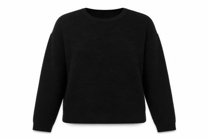 Front view of New Look women’s black jumper, size UK 10