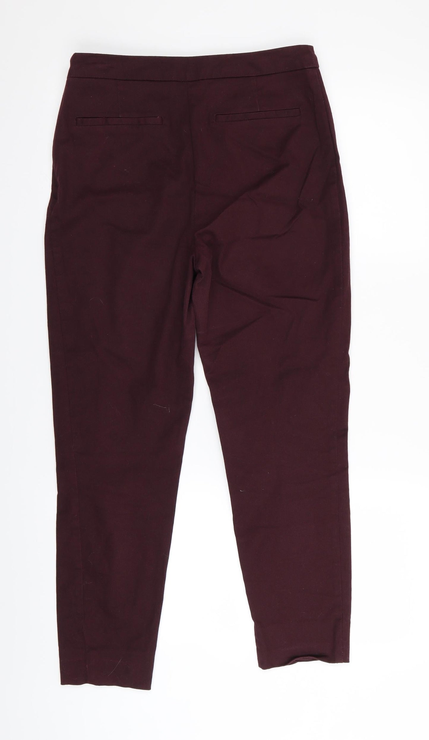 F&F Womens Red   Trousers  Size 8 L26 in