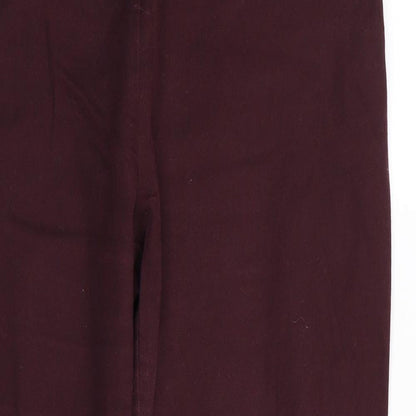 F&F Womens Red   Trousers  Size 8 L26 in