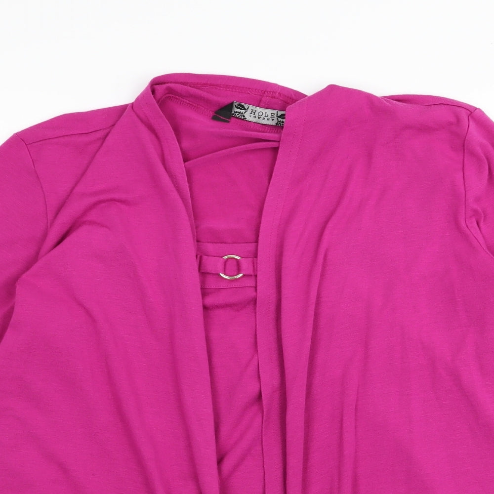 Womens UK Size 12 Joanna Hope Pink Basic T-Shirt