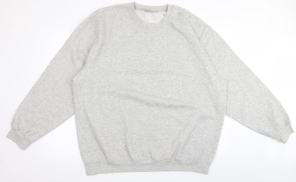ZANTOS Mens Grey   Pullover Jumper Size 2XL