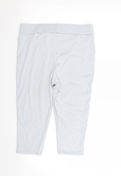 Womens UK Size 14 Missguided  Capri Blue Leggings