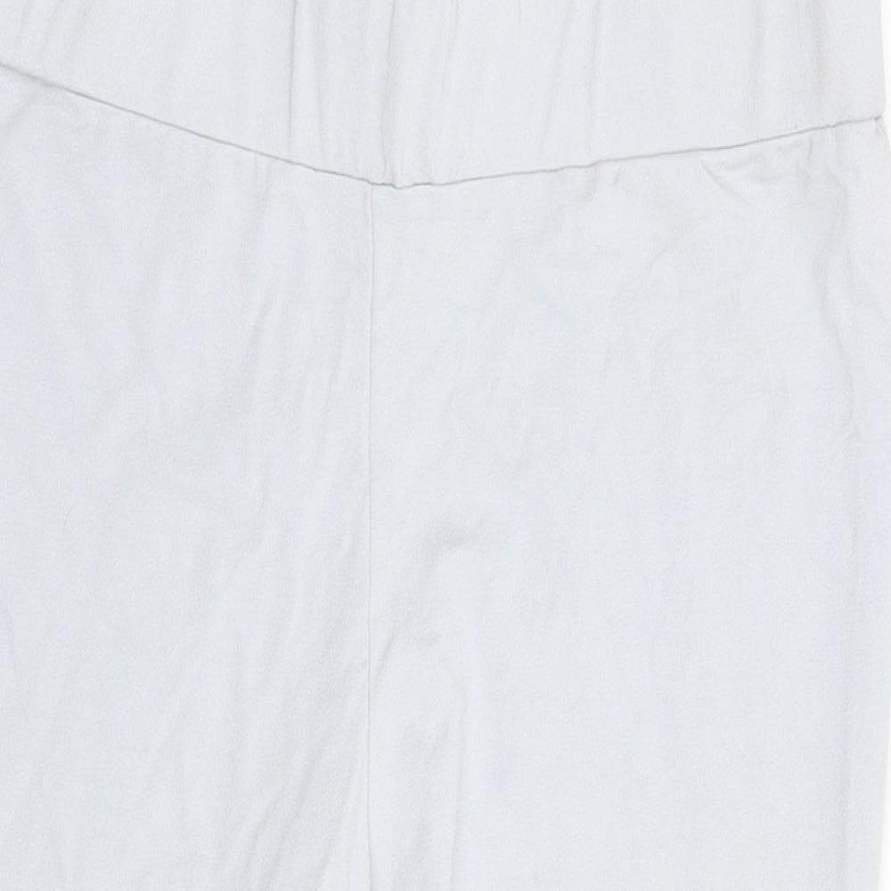 Womens UK Size 14 Missguided  Capri Blue Leggings