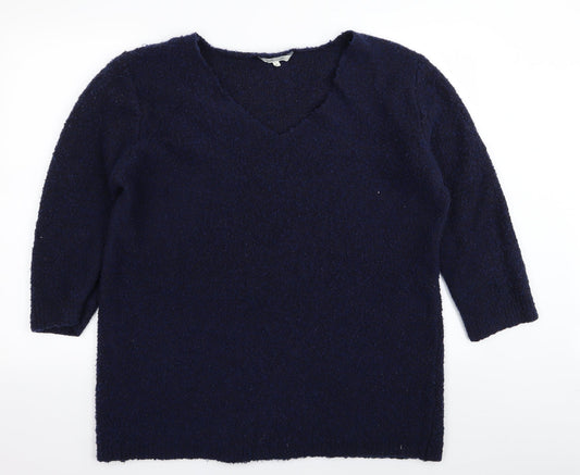 Peacocks Womens Blue   Pullover Jumper Size XL