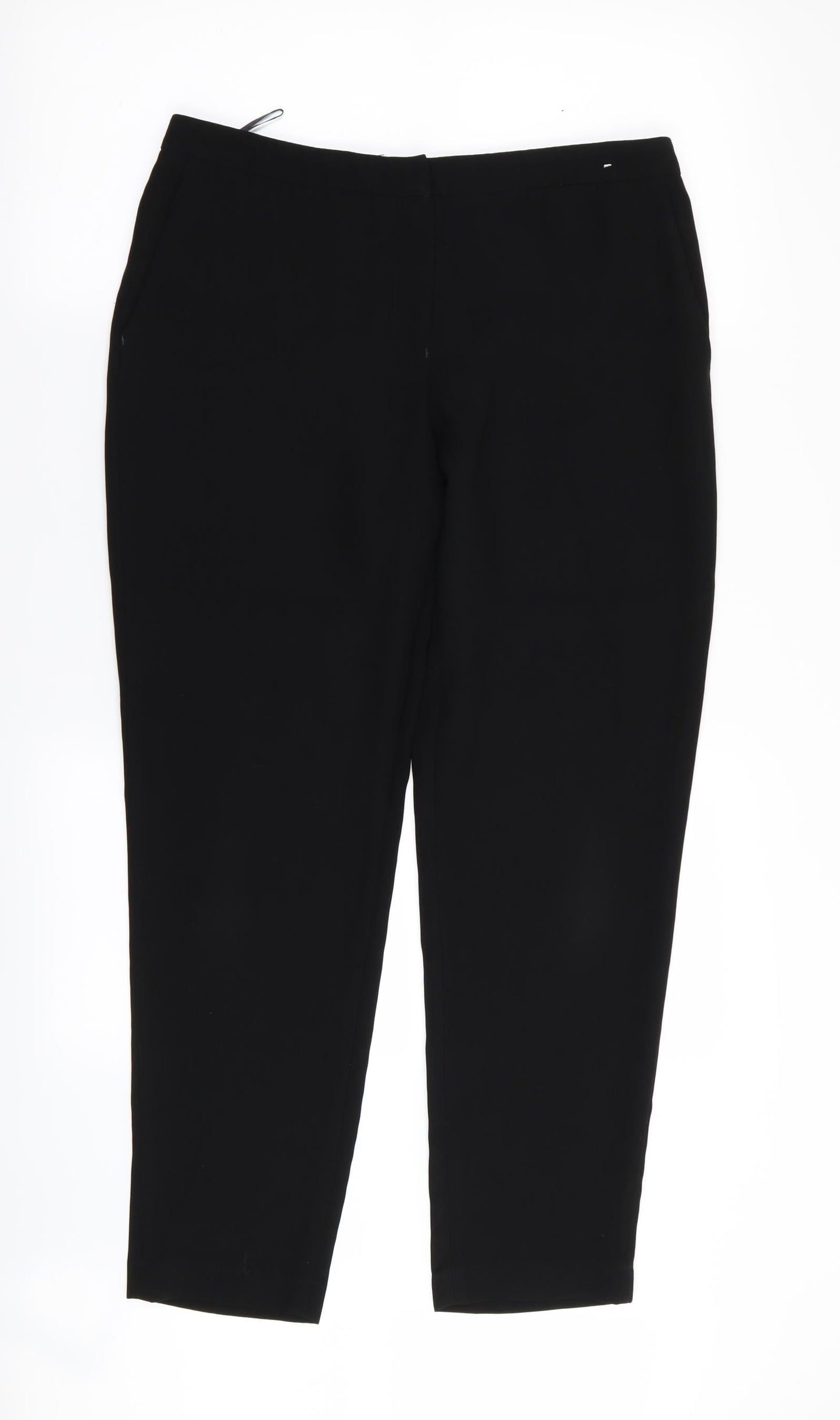 Womens UK Size 10 NEXT Regular Fit  Black Trousers