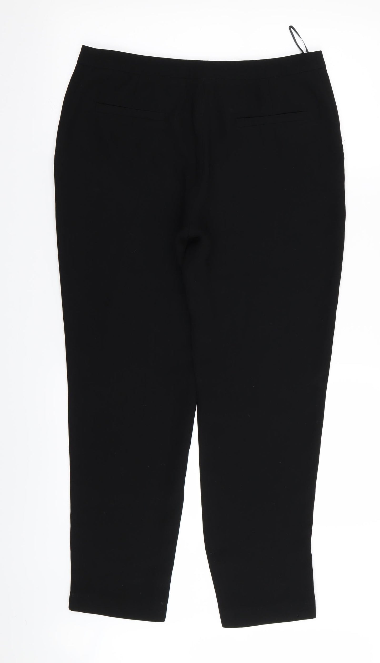 Womens UK Size 10 NEXT Regular Fit  Black Trousers