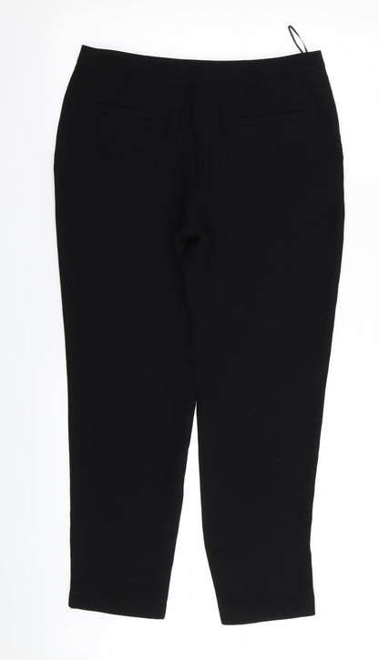 Womens UK Size 10 NEXT Regular Fit  Black Trousers