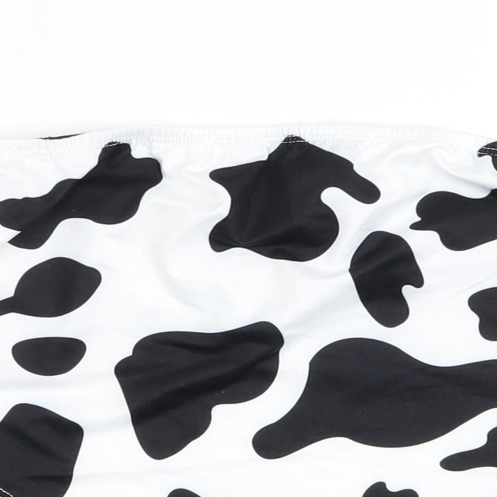 SheIn Womens White Animal Print  Basic Tank Size S  - Boob Tube