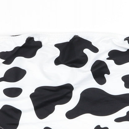 SheIn Womens White Animal Print  Basic Tank Size S  - Boob Tube