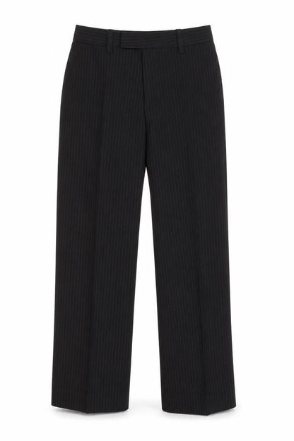 john tailor Womens Black Striped  Trousers  Size 26 in L29 in