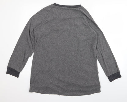 Womens UK Size L Yidarton Grey Basic T-Shirt